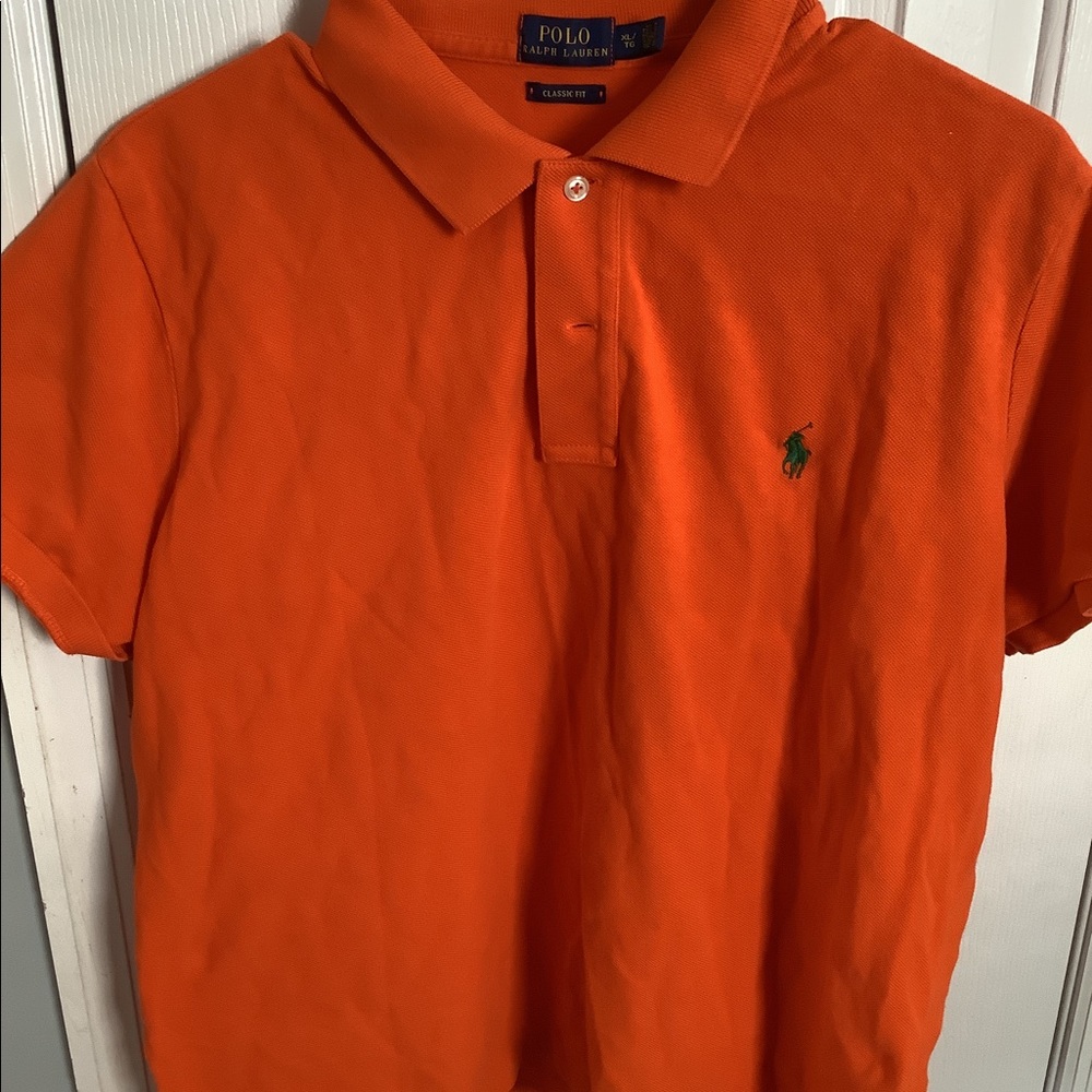 POLO Ralph Lauren - orange boys shirt sleeve XL